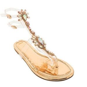 Gladiador Jeweled Sandals